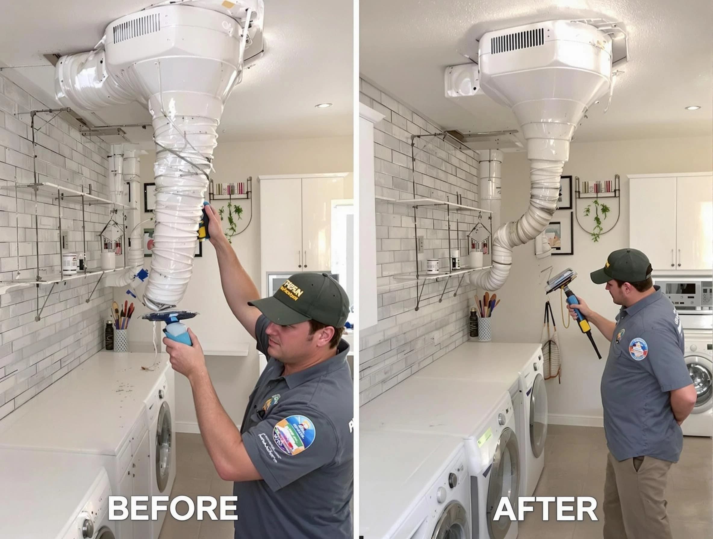 Professional dryer exhaust vent cleaning by Doraville Dryer Vent Cleaning in Doraville