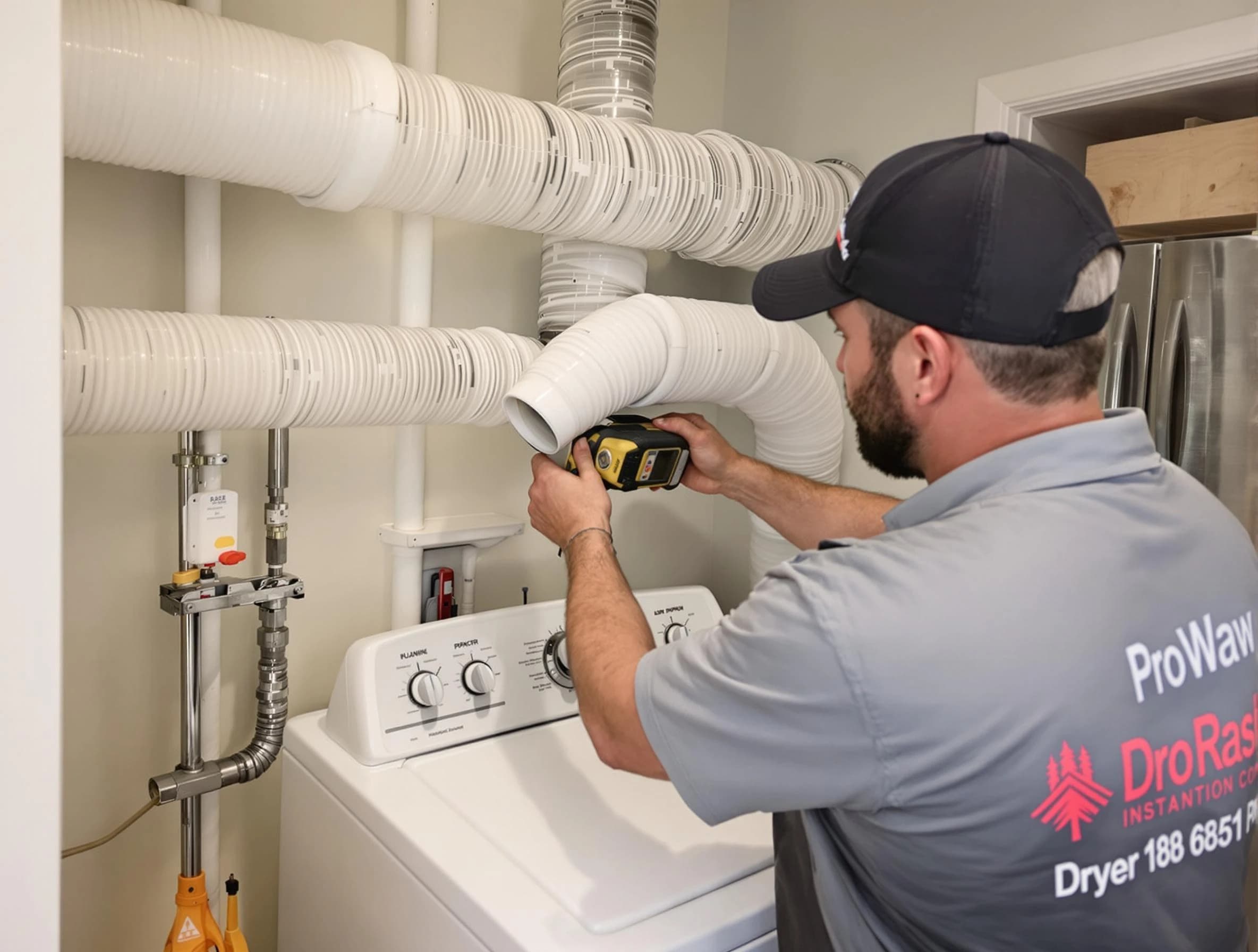 Professional dryer vent hose installation by Doraville Dryer Vent Cleaning in Doraville