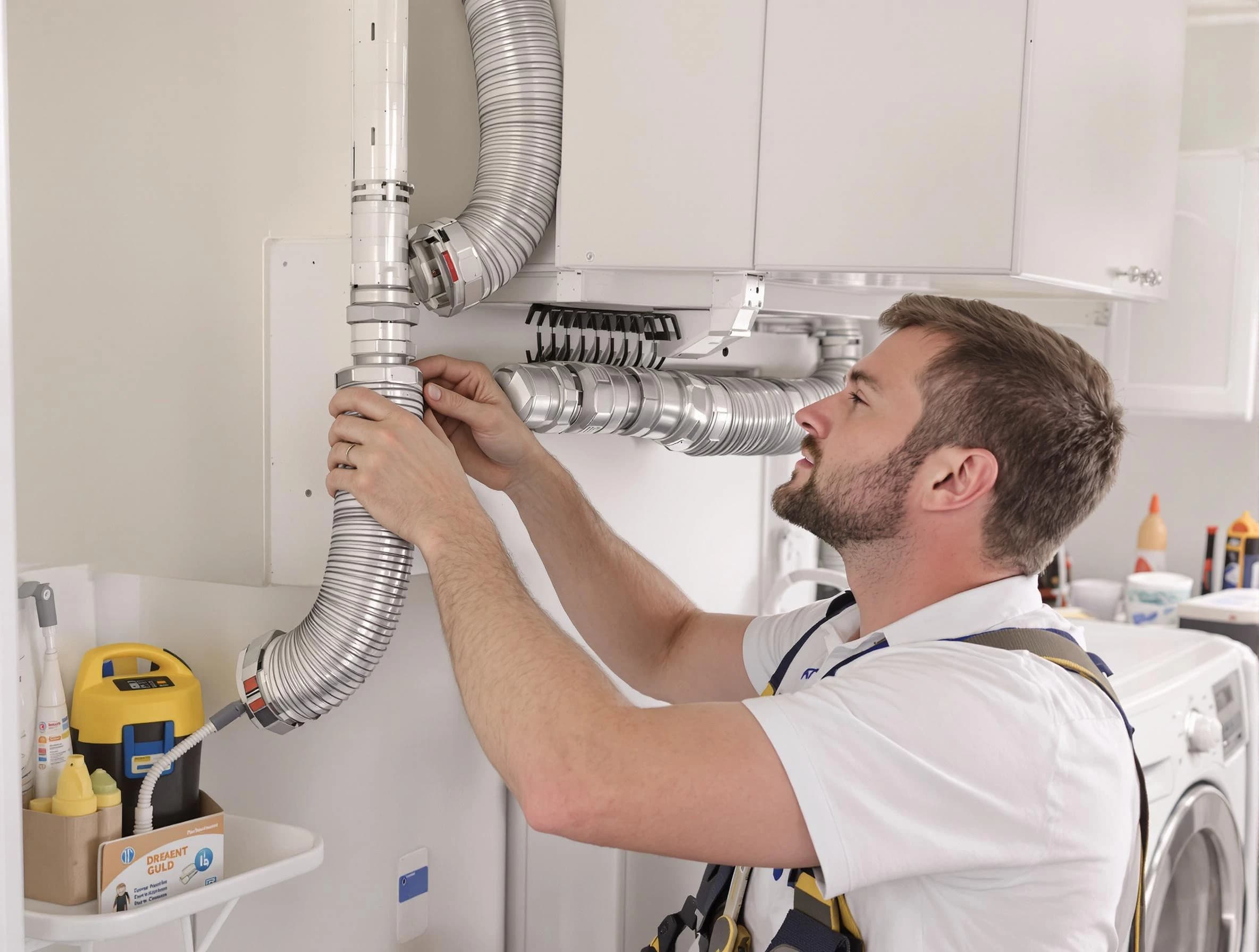 Professional dryer vent repair and installation by Doraville Dryer Vent Cleaning in Doraville