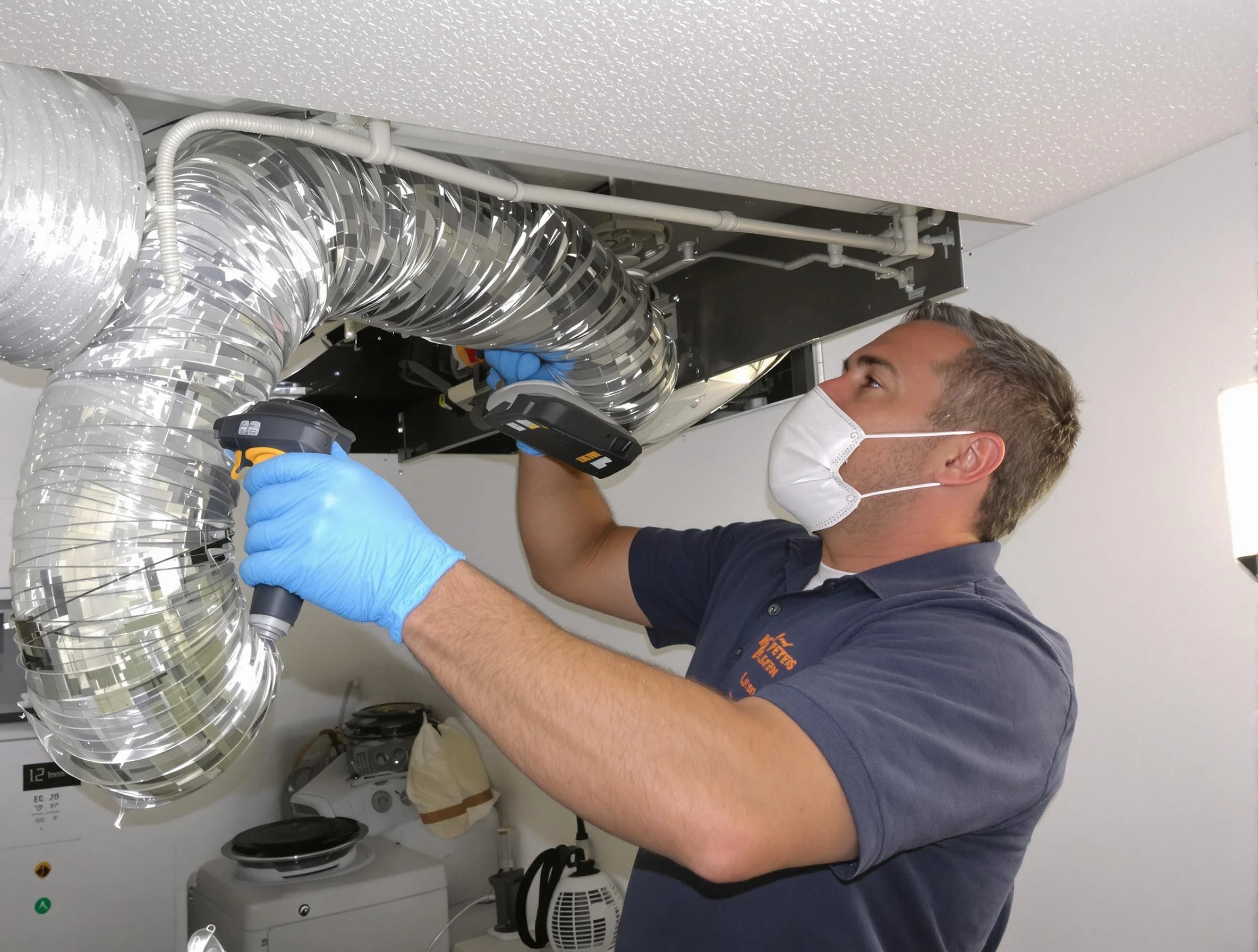 Doraville Dryer Vent Cleaning professional performing thorough residential dryer vent cleaning in Doraville