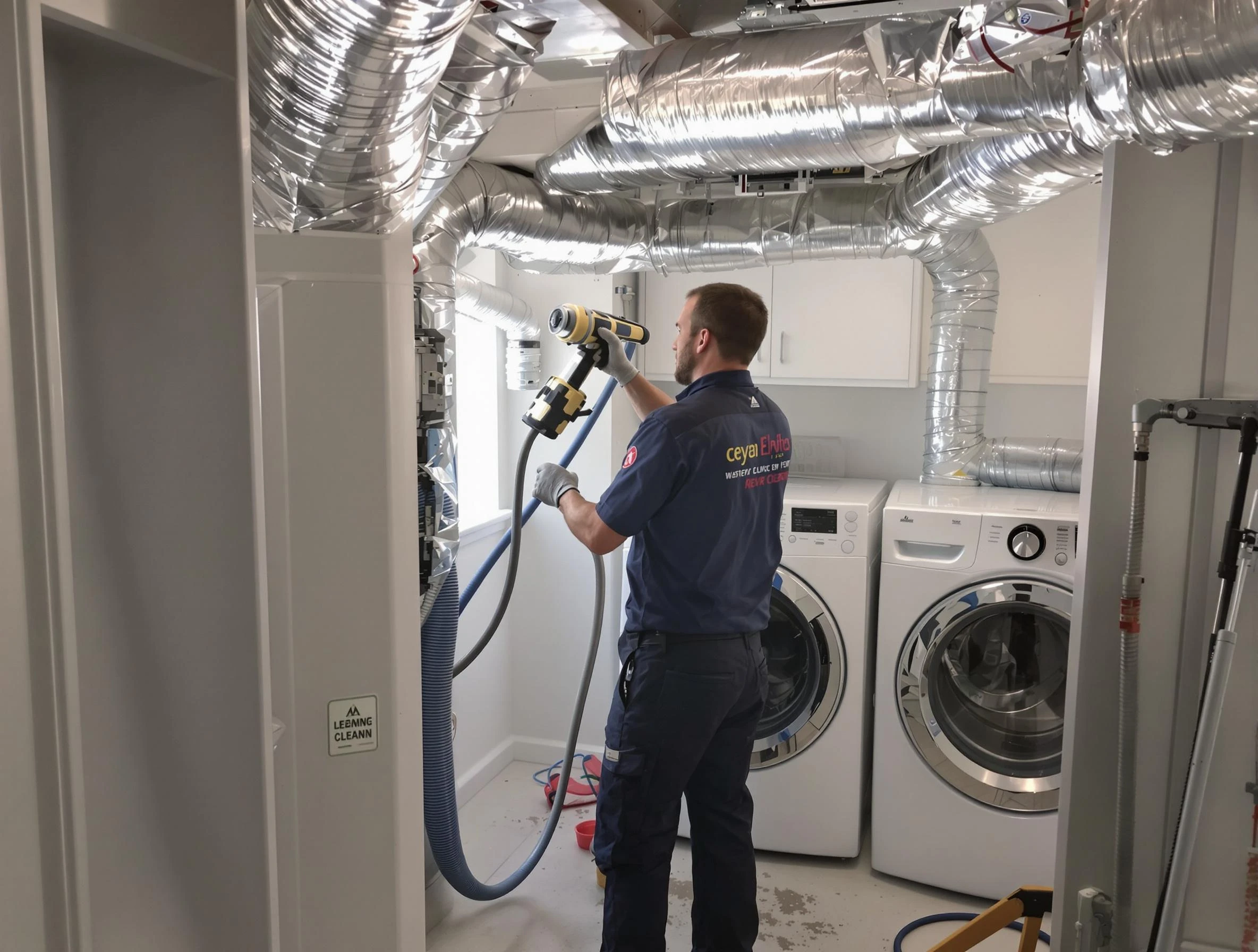 Doraville Dryer Vent Cleaning specialist using advanced equipment for thorough duct cleaning in Doraville
