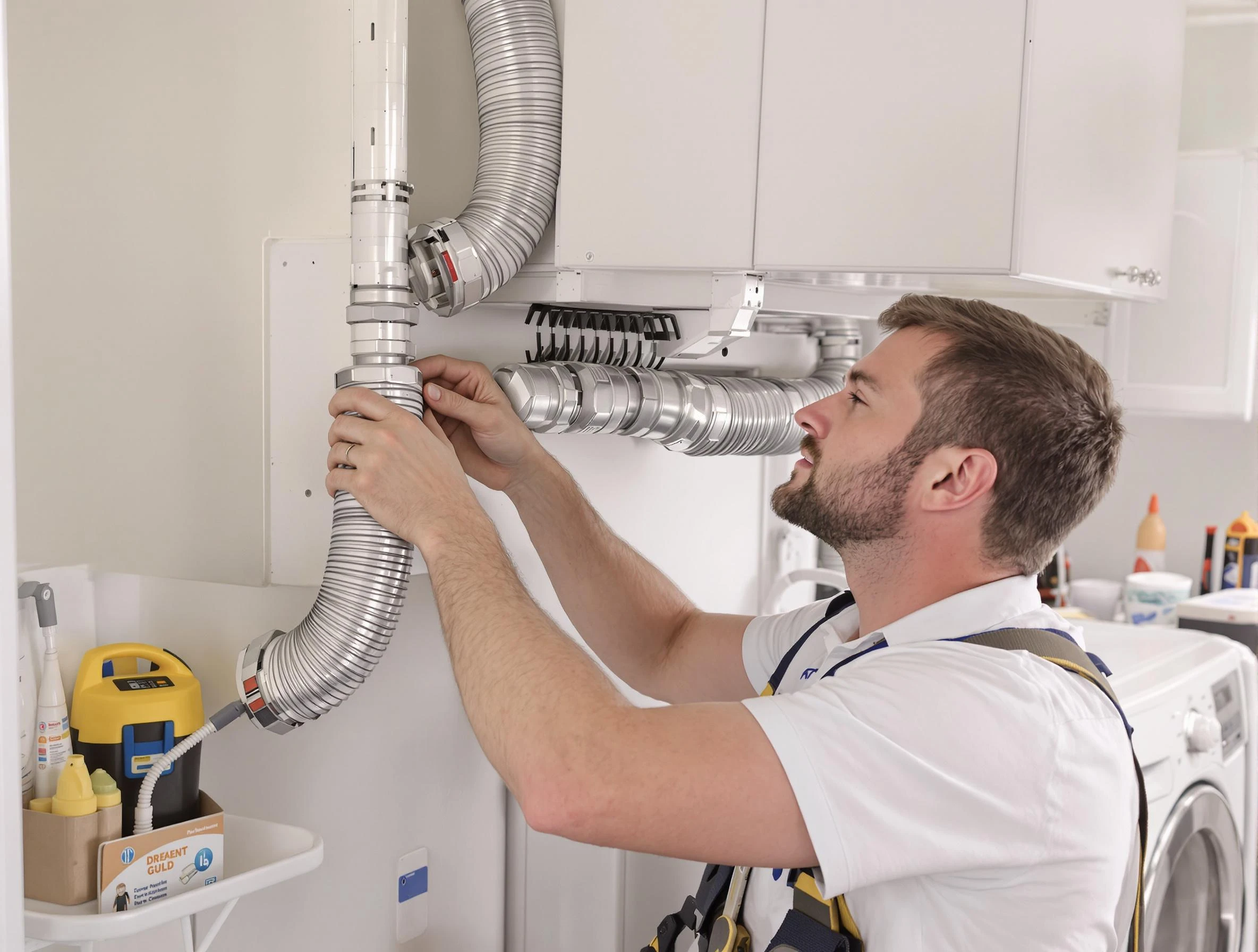 Professional dryer vent repair and installation by Doraville Dryer Vent Cleaning in Doraville